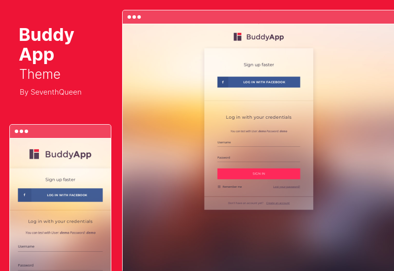 BuddyApp Teması - Mobil İlk Topluluk WordPress teması