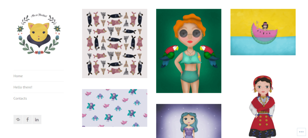 亚历克斯在 Feverland 砖石风格博客