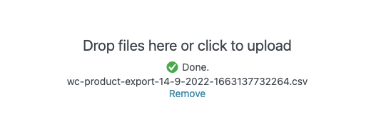 上传 CSV 文件以导入 Woocommerce 数字产品