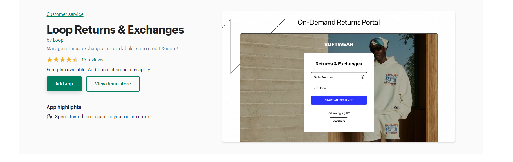 Loop Retouren – Shopify Retouren-Apps