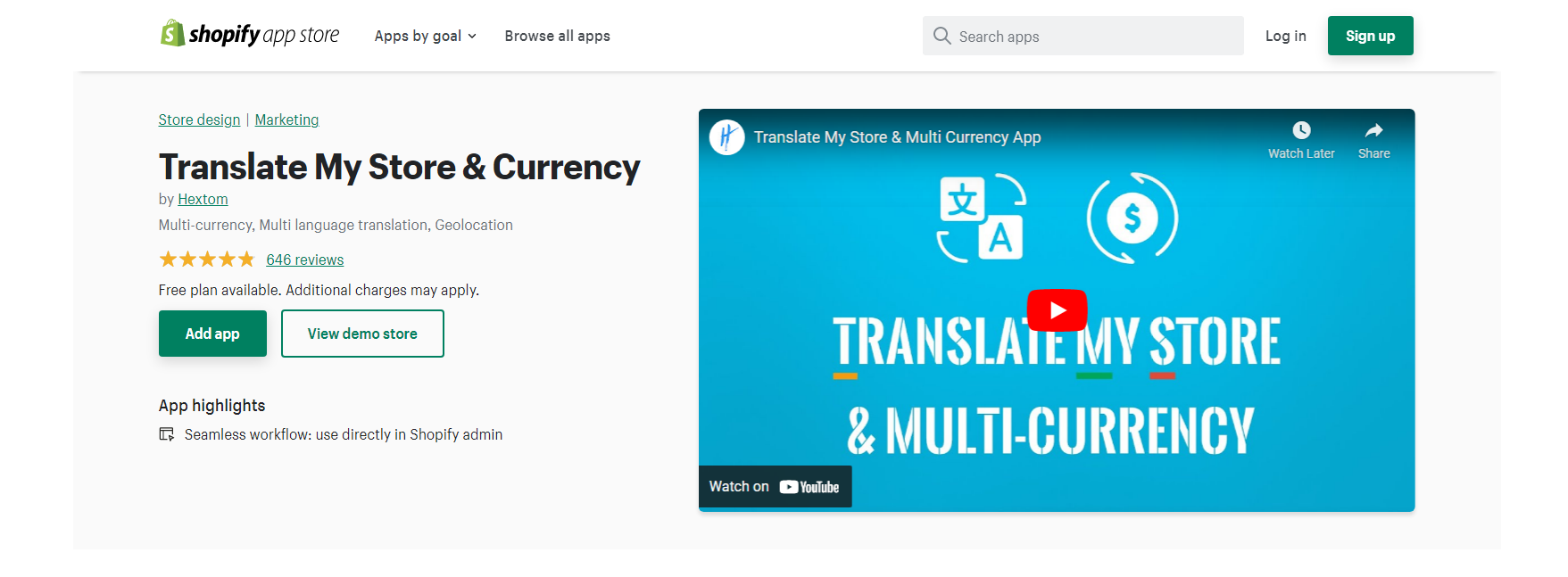 aplicativos de tradução shopify