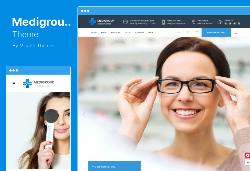 Medigroup テーマ - 医療と健康の WordPress テーマ