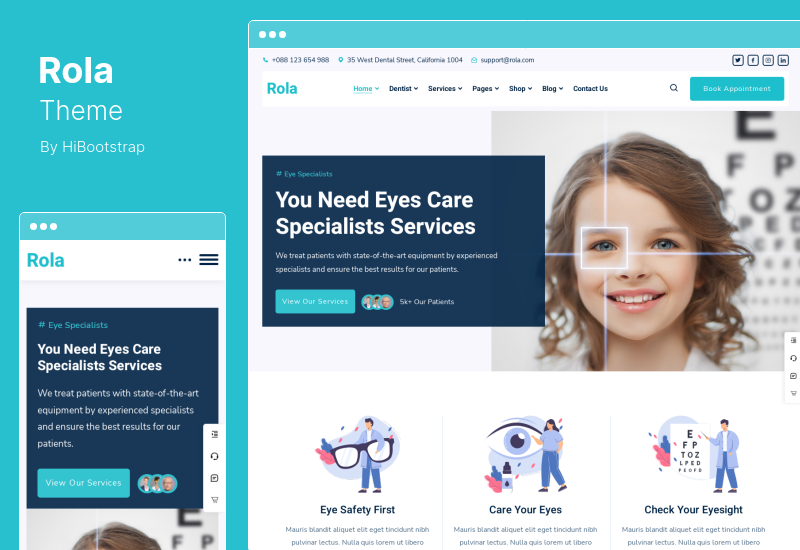 Rola Theme - Medical Health & Dental Care WordPress テーマ