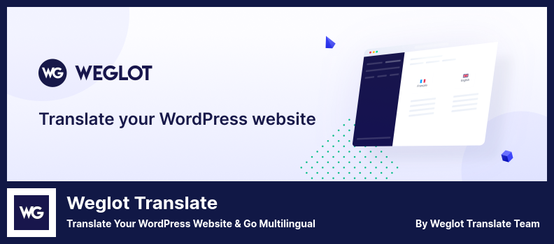Weglot Translate Plugin - WordPress ウェブサイトを翻訳して多言語化