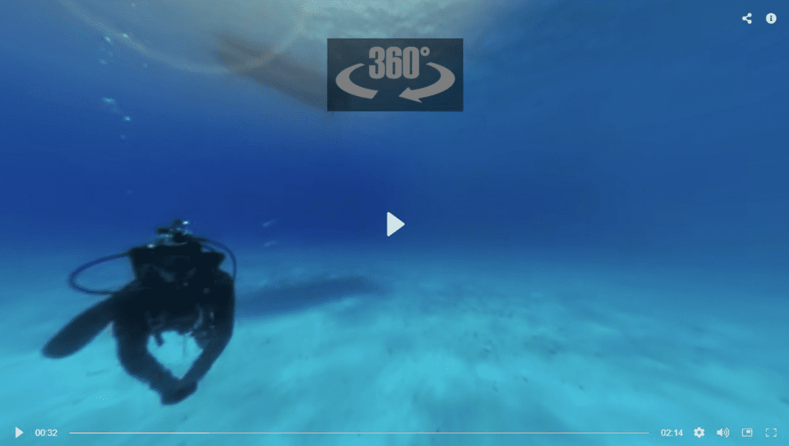 Modern Video Player の 360 度ビデオ