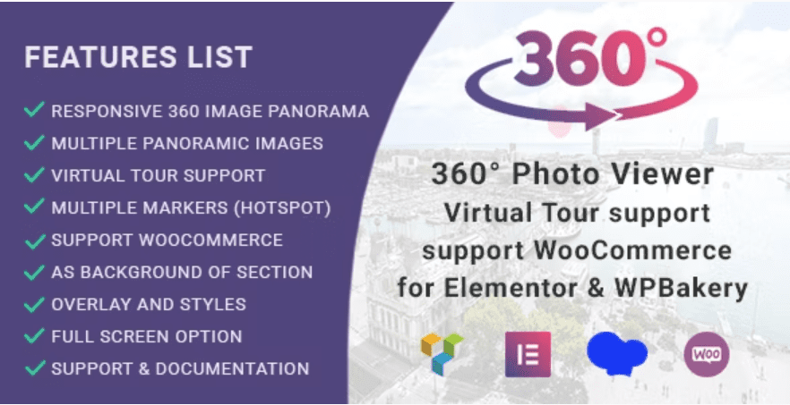 360 度フォト ビューアー