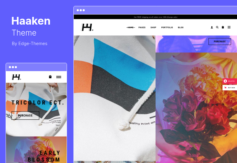 Haaken Theme - тема WordPress магазина модной одежды