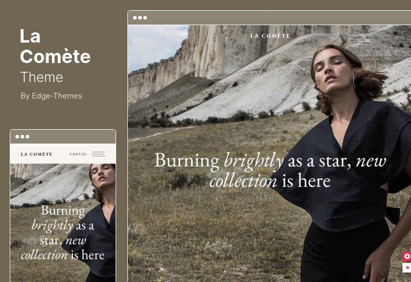 La Comete Theme - тема WordPress магазина моды и одежды