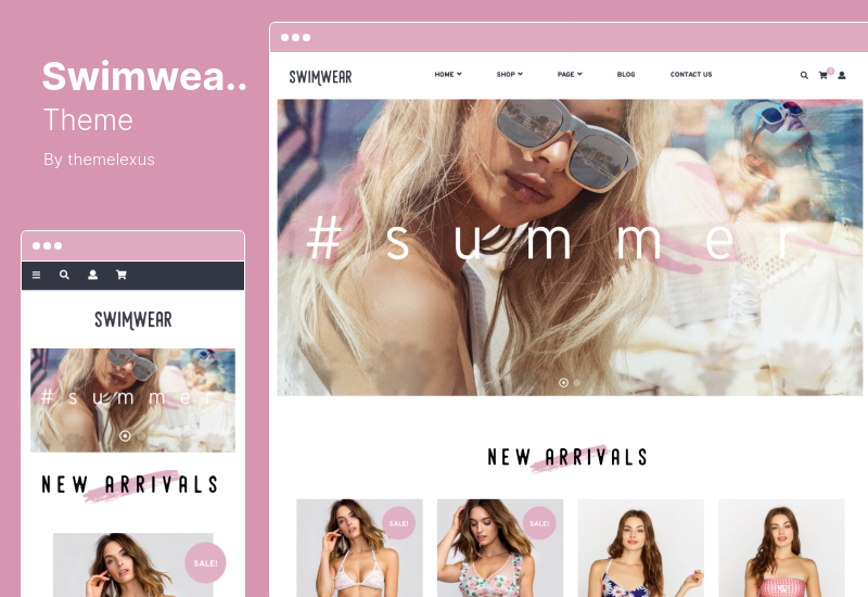 泳装主题 - SummerShop WooCommerce WordPress 主题