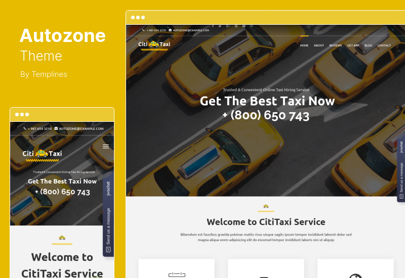 Autozone Teması - Otomobil Satıcısı ve Araç Kiralama WordPress Teması