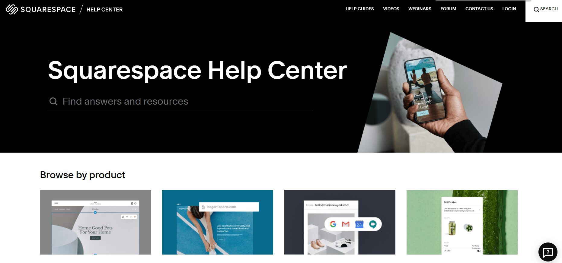Squarspace pomoc wsparcie