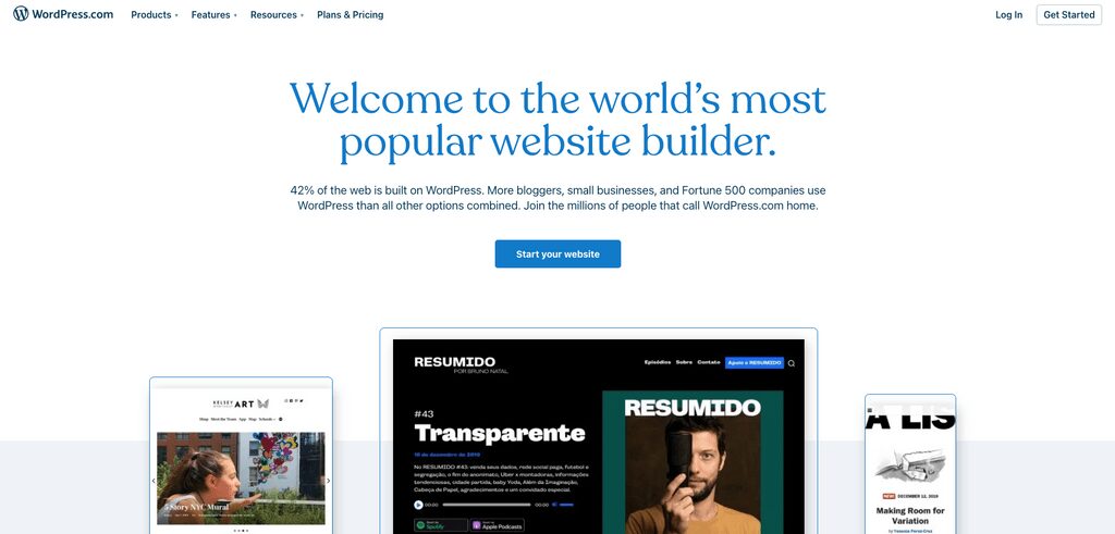 projektowanie stron internetowych bluehost vs squarespace
