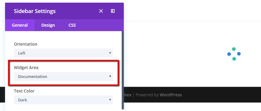 การตั้งค่าแถบด้านข้าง