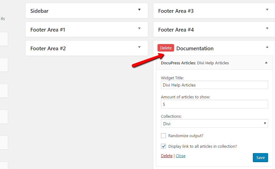 แถบด้านข้างเอกสาร