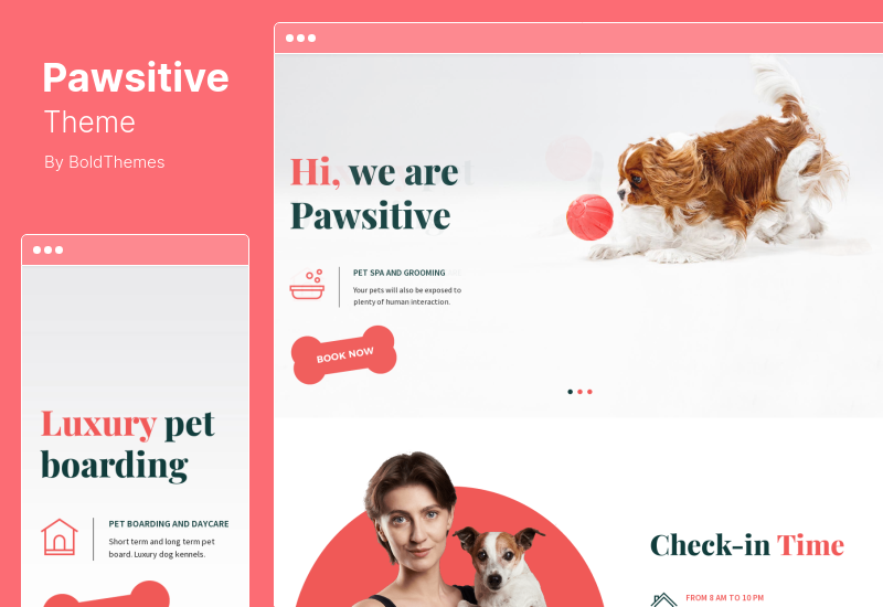 Pawsitive Theme – WordPress-Thema für Tierpflege und Tierhandlung