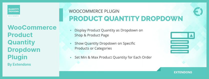 Plugin suspenso de quantidade de produtos WooCommerce - Exibir quantidade de produtos como um menu suspenso