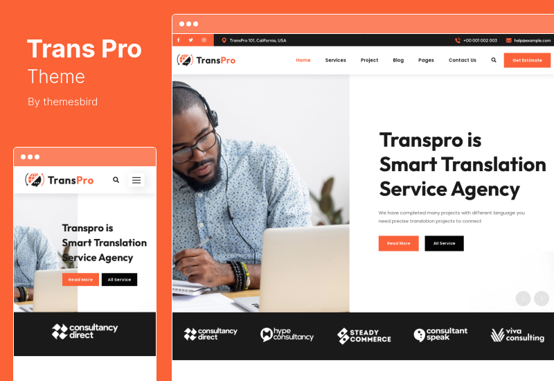 موضوع TransPro - موضوع وورد لوكالة الترجمة