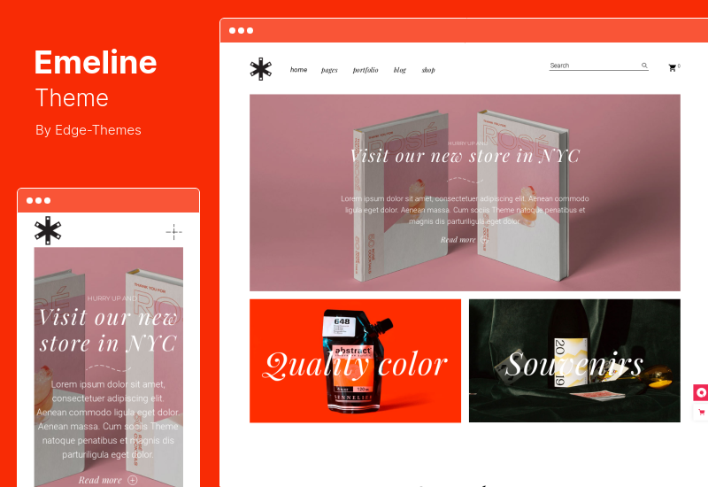Tema Emeline - Tema WordPress Creative Agency Elementor