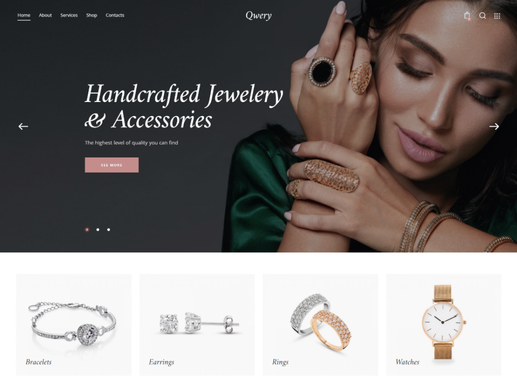 Qwery | Wielozadaniowy biznesowy motyw WordPress + RTL