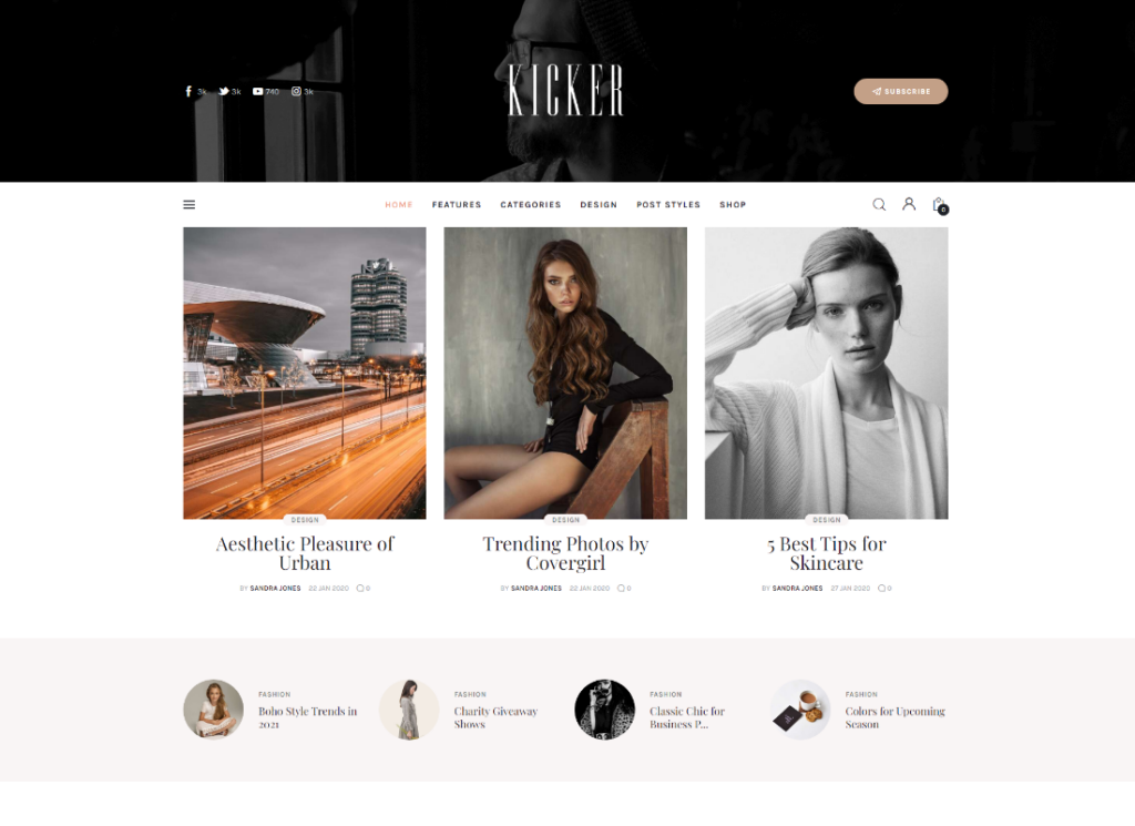 Kopacz | Uniwersalny Blog Magazine Motyw WordPress + Gutenberg