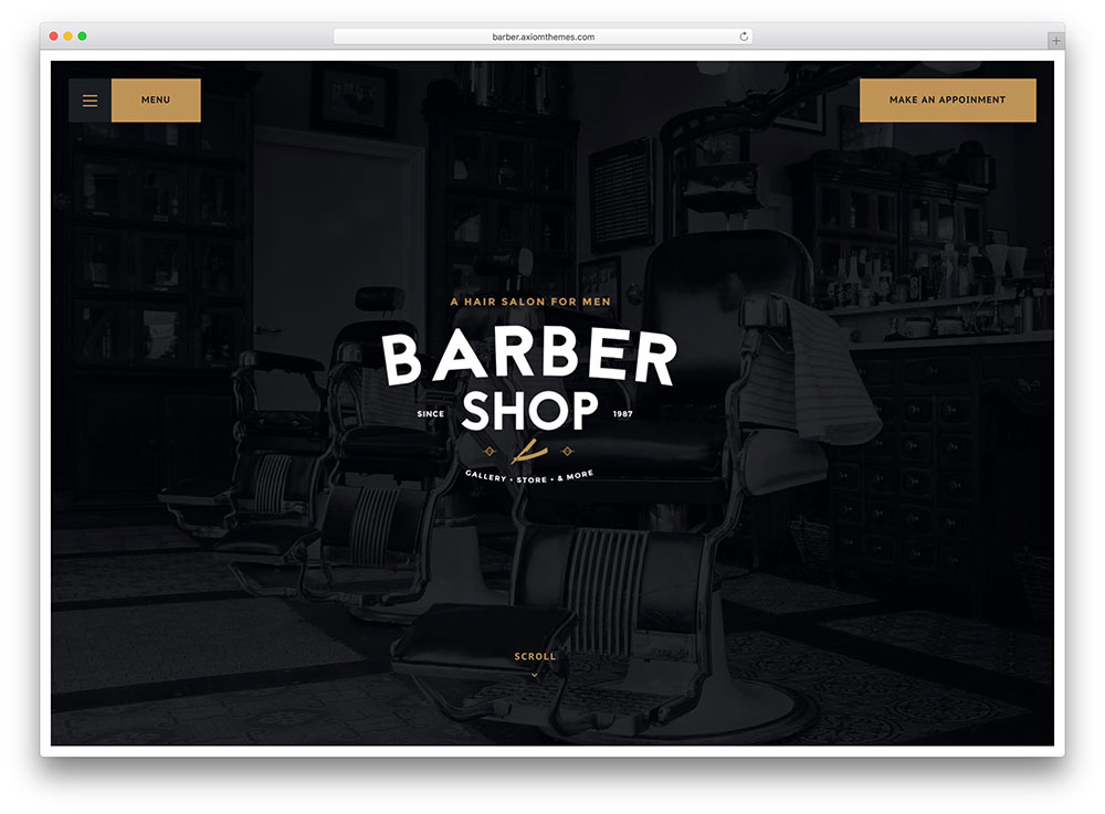 沙龙-理发店-wordpress-主题