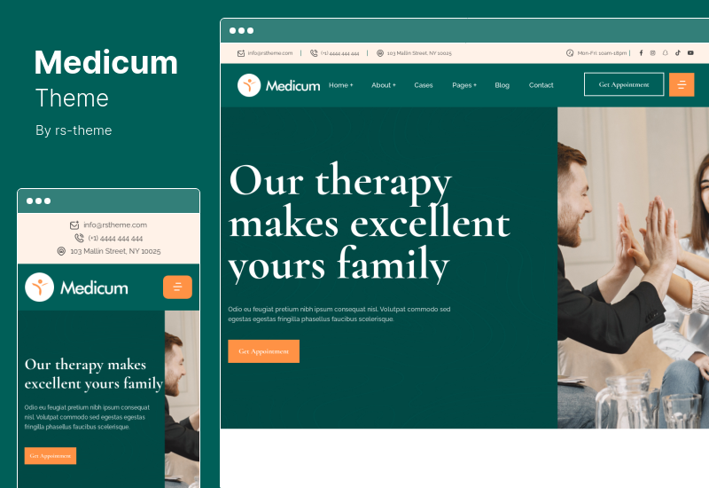Medicum Theme - 心理学とカウンセリングの WordPress テーマ