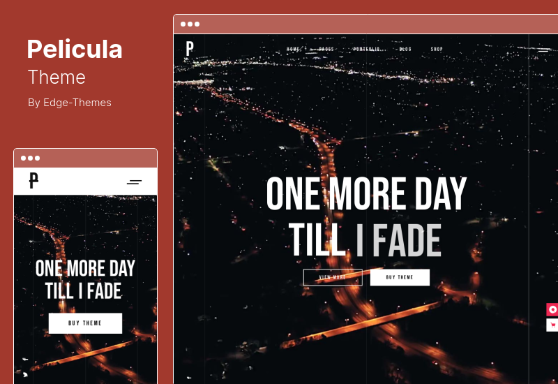 Pelicula Theme - การผลิตวิดีโอและภาพยนตร์ WordPress Theme