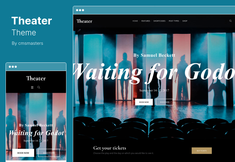 Theatre Theme - コンサート & アート イベント エンターテイメント WordPress テーマ