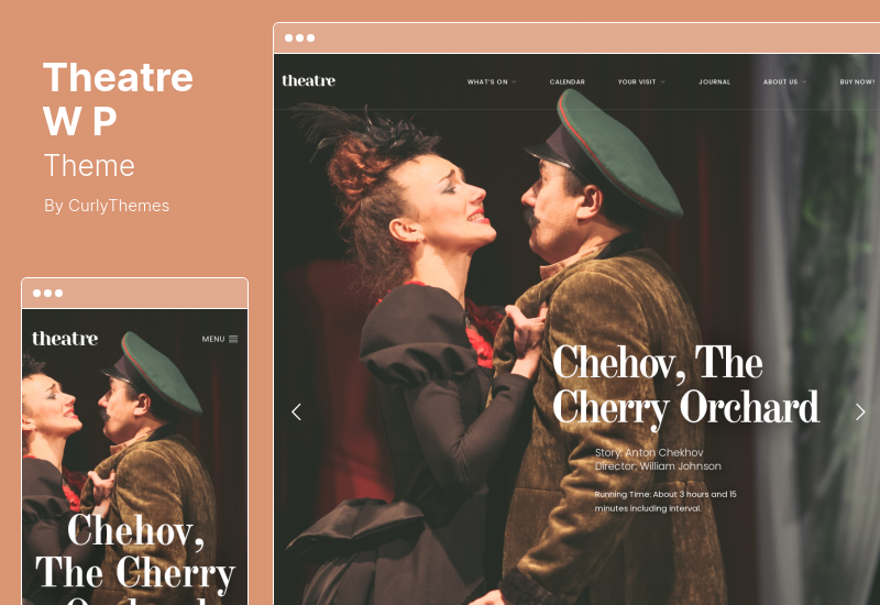 Theatre WP Theme - カルチャー、エンターテイメント、シアターの WordPress テーマ