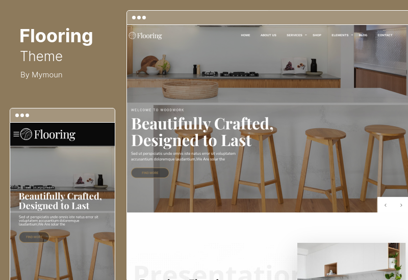 Flooring Theme - Pflaster- und Fliesenservice WordPress Theme