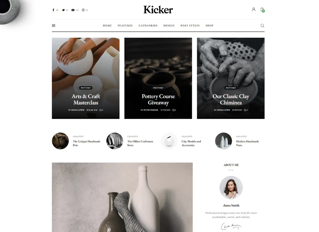 Kicker - 多目的ブログマガジン WordPress テーマ