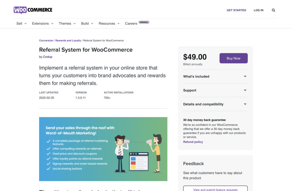 Los complementos pueden ayudarlo a configurar su programa de marketing de referencia