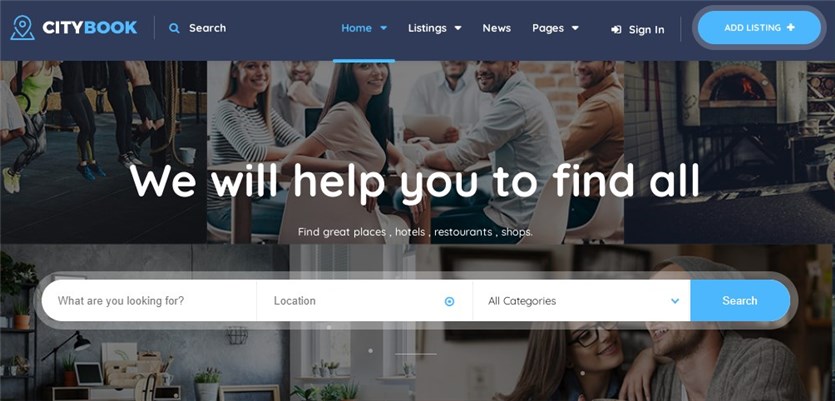 Citybook-Theme für WordPress
