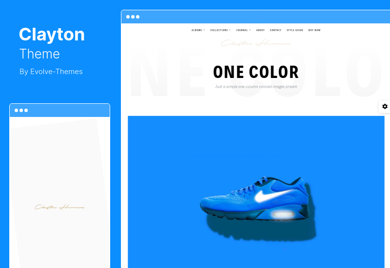 Clayton Theme - Tema WordPress Fotografer