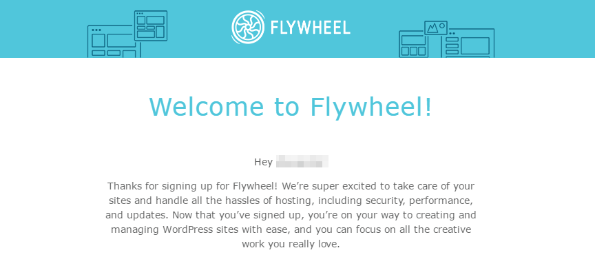 رسالة بريد إلكتروني ترحيبية تحدد مزايا اشتراكك.