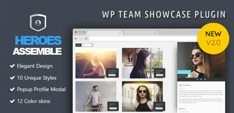 5+ Plugin Tim Terbaik untuk Situs WordPress 6 Heroes Assemble