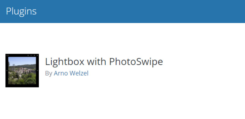8 สุดยอดปลั๊กอิน WordPress Lightbox 8 Lightbox with PhotoSwipe