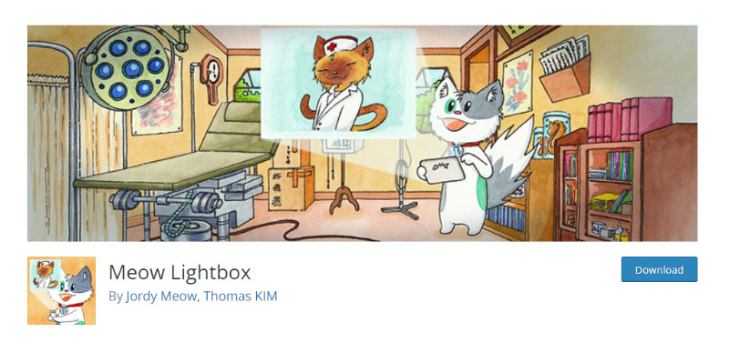 8 สุดยอดปลั๊กอิน WordPress Lightbox 5 Meow Lightbox