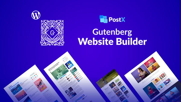 Costruttore di siti Web PostX Gutenberg