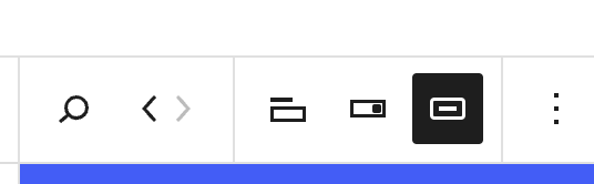 Opzioni di ricerca menu