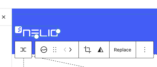 Aggiunta dell'immagine del logo del sito