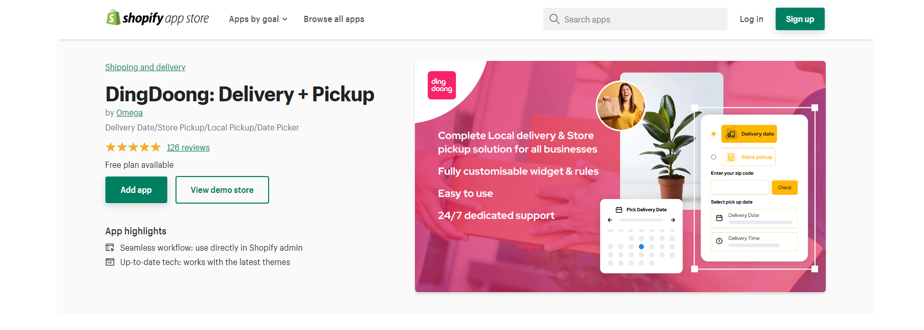 DingDoong - aplikasi tanggal pengiriman shopify