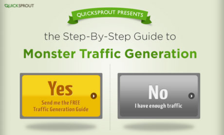 按钮设计指南 Quicksprout 弹出窗口