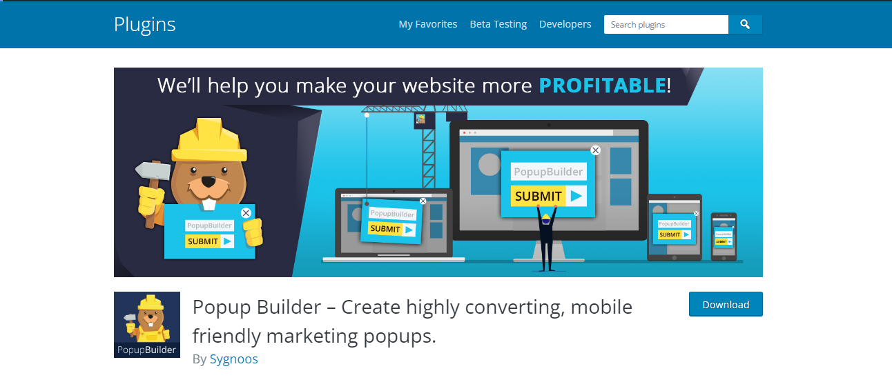 Popup Builder - Pluginuri pop-up WordPress
