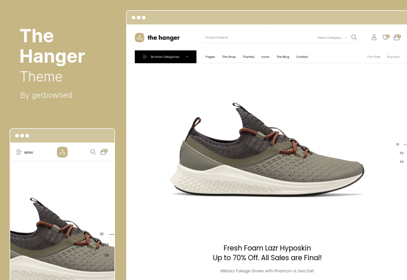 The Hanger Theme - WooCommerce 向け e コマース WordPress テーマ