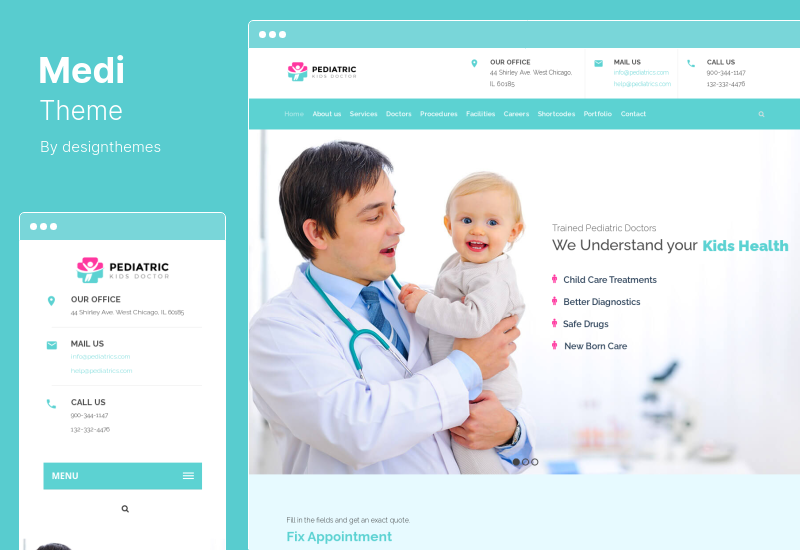Medi Theme - Medical Clinic WordPress Theme