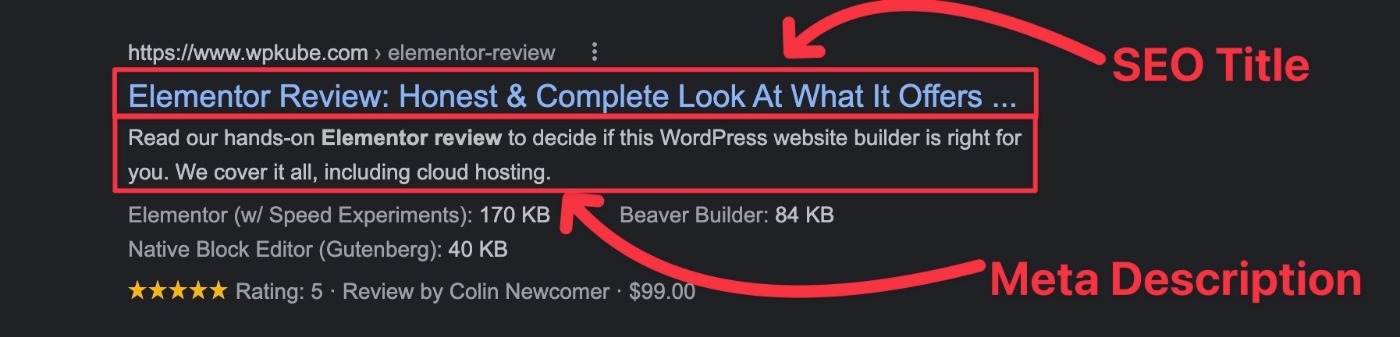 Comment fonctionnent le titre SEO et la méta description