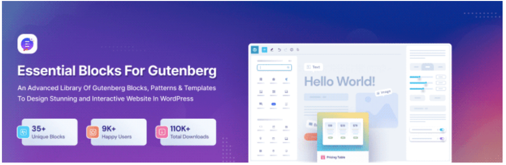 14 บล็อกปลั๊กอินที่มีประโยชน์ที่สุดสำหรับ WordPress ในปี 2022 10 essential blocks 31