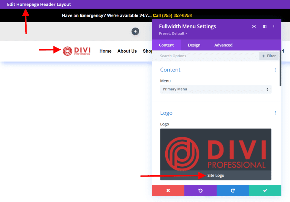 Divi Logo dopo