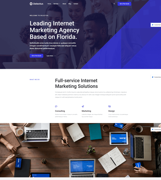 Motyw Astra Digital WordPress